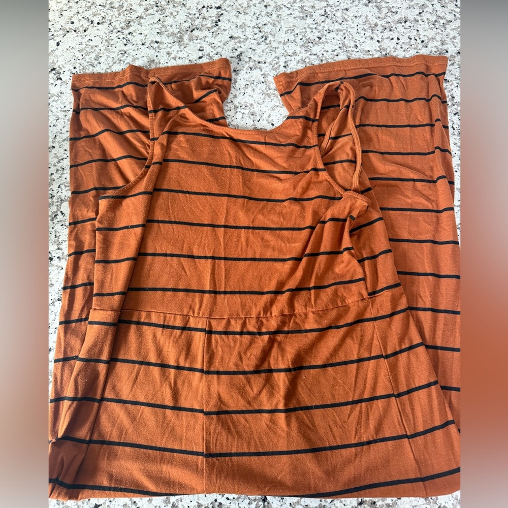 XL women’s striped jumpsuit